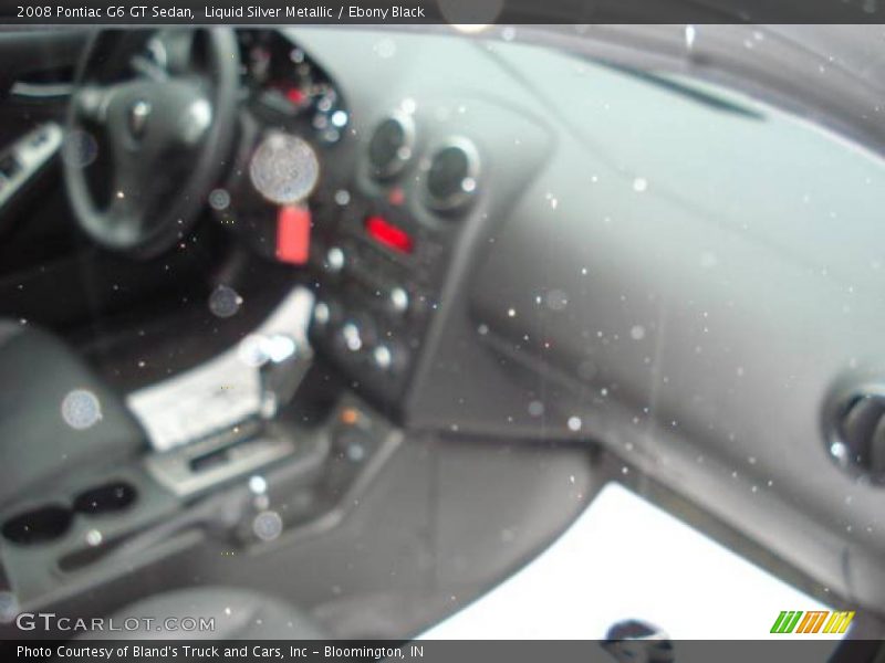 Liquid Silver Metallic / Ebony Black 2008 Pontiac G6 GT Sedan