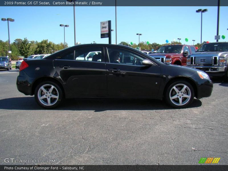 Carbon Black Metallic / Ebony 2009 Pontiac G6 GT Sedan