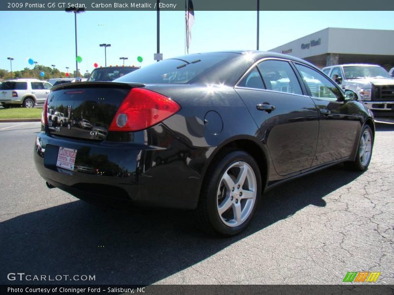 Carbon Black Metallic / Ebony 2009 Pontiac G6 GT Sedan