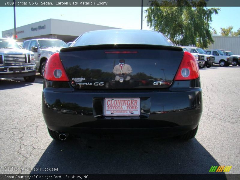 Carbon Black Metallic / Ebony 2009 Pontiac G6 GT Sedan