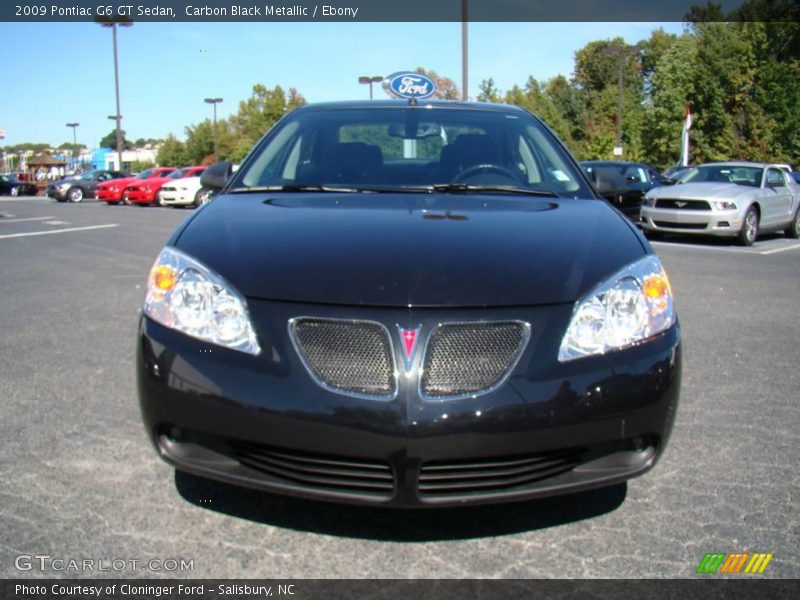 Carbon Black Metallic / Ebony 2009 Pontiac G6 GT Sedan