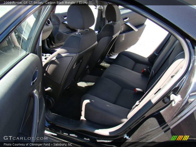 Carbon Black Metallic / Ebony 2009 Pontiac G6 GT Sedan