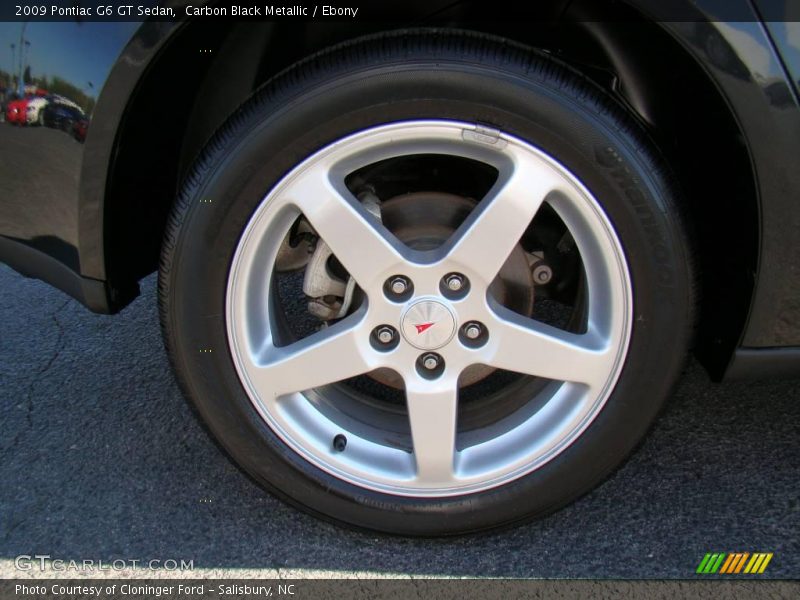 Carbon Black Metallic / Ebony 2009 Pontiac G6 GT Sedan
