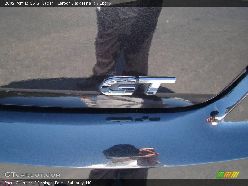 Carbon Black Metallic / Ebony 2009 Pontiac G6 GT Sedan