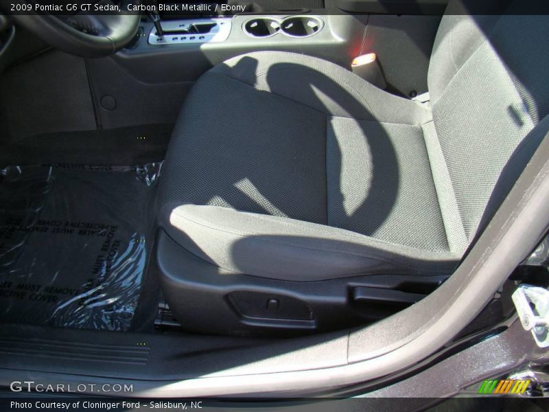 Carbon Black Metallic / Ebony 2009 Pontiac G6 GT Sedan