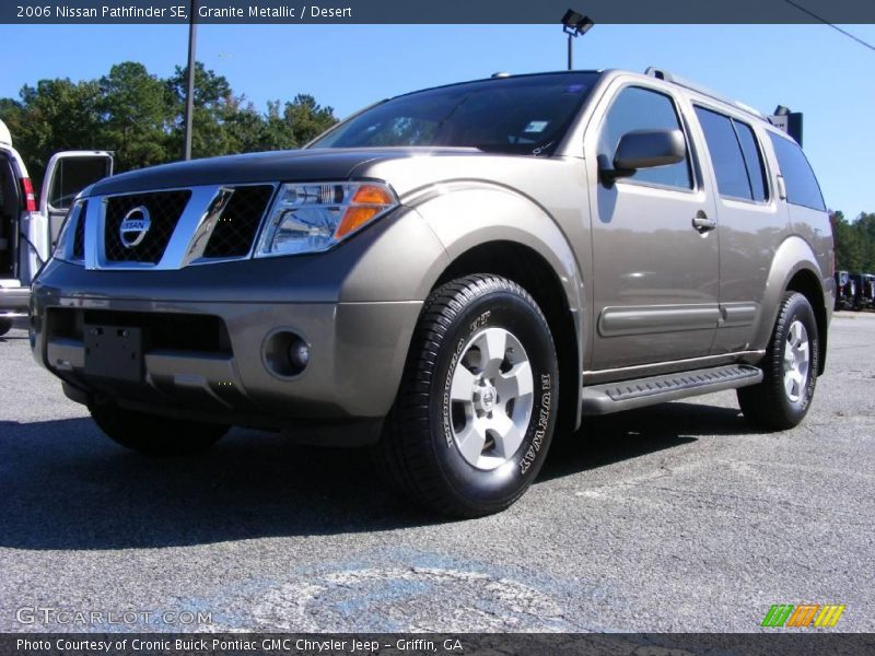 Granite Metallic / Desert 2006 Nissan Pathfinder SE