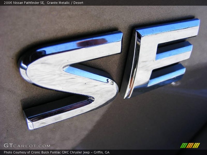 Granite Metallic / Desert 2006 Nissan Pathfinder SE