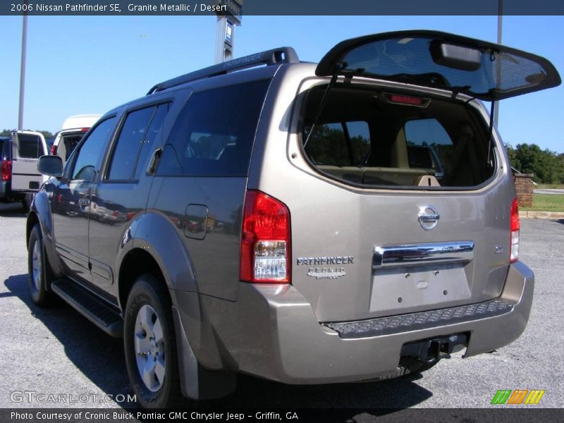 Granite Metallic / Desert 2006 Nissan Pathfinder SE