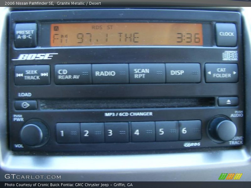 Granite Metallic / Desert 2006 Nissan Pathfinder SE