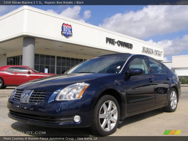 Majestic Blue Metallic / Black 2006 Nissan Maxima 3.5 SL
