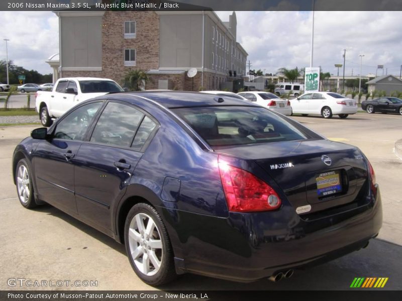 Majestic Blue Metallic / Black 2006 Nissan Maxima 3.5 SL