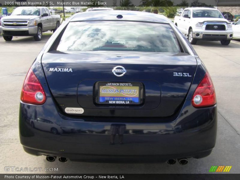 Majestic Blue Metallic / Black 2006 Nissan Maxima 3.5 SL