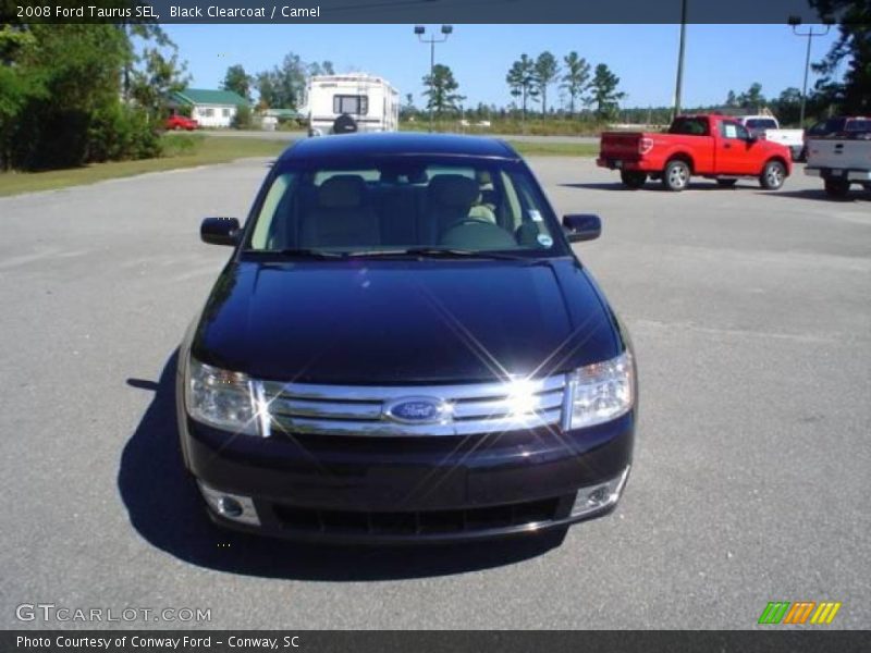 Black Clearcoat / Camel 2008 Ford Taurus SEL