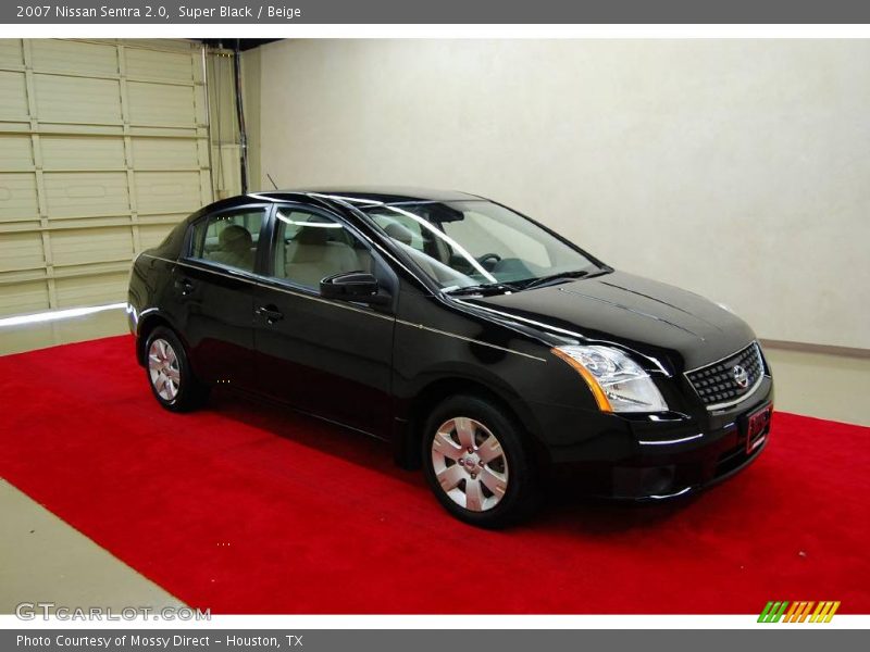 Super Black / Beige 2007 Nissan Sentra 2.0