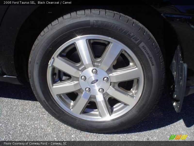 Black Clearcoat / Camel 2008 Ford Taurus SEL