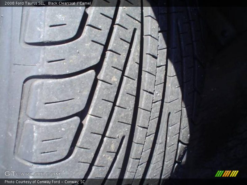 Black Clearcoat / Camel 2008 Ford Taurus SEL