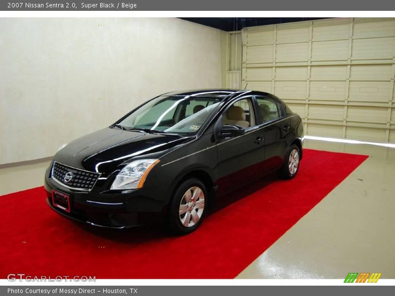 Super Black / Beige 2007 Nissan Sentra 2.0