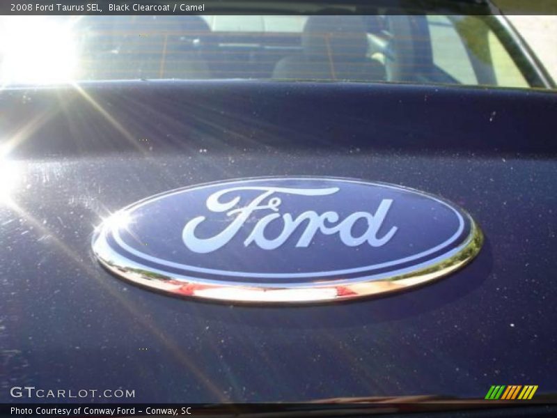 Black Clearcoat / Camel 2008 Ford Taurus SEL