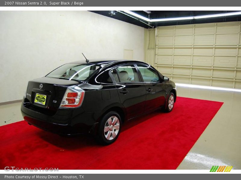 Super Black / Beige 2007 Nissan Sentra 2.0