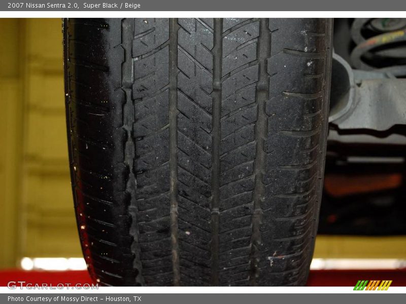 Super Black / Beige 2007 Nissan Sentra 2.0