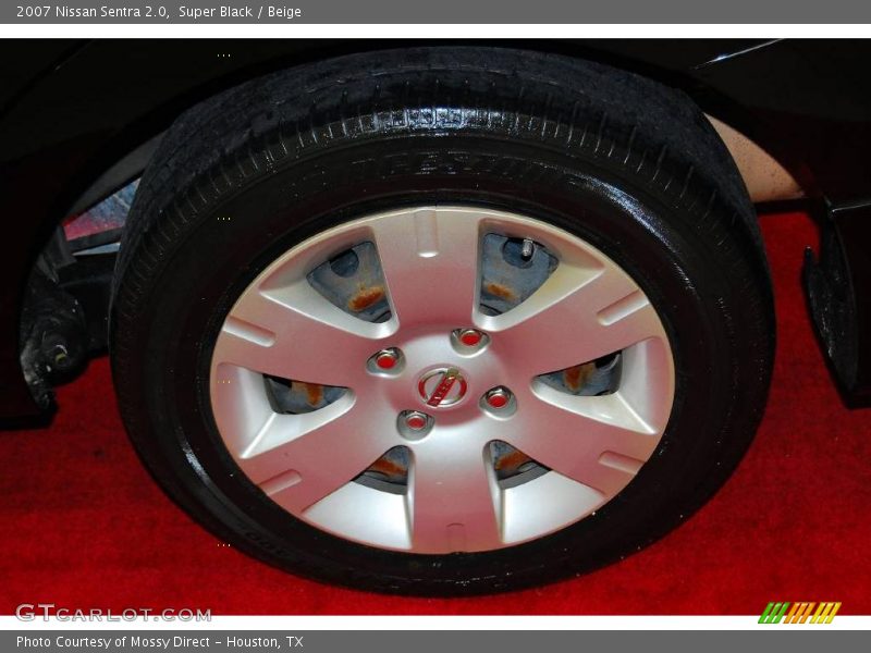 Super Black / Beige 2007 Nissan Sentra 2.0