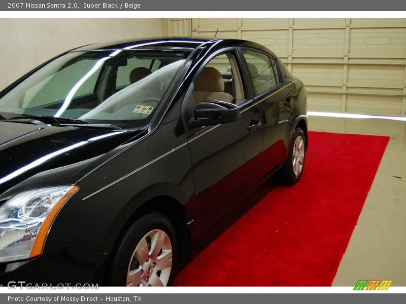 Super Black / Beige 2007 Nissan Sentra 2.0