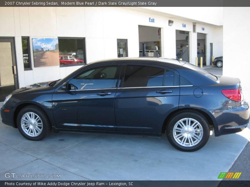 Modern Blue Pearl / Dark Slate Gray/Light Slate Gray 2007 Chrysler Sebring Sedan