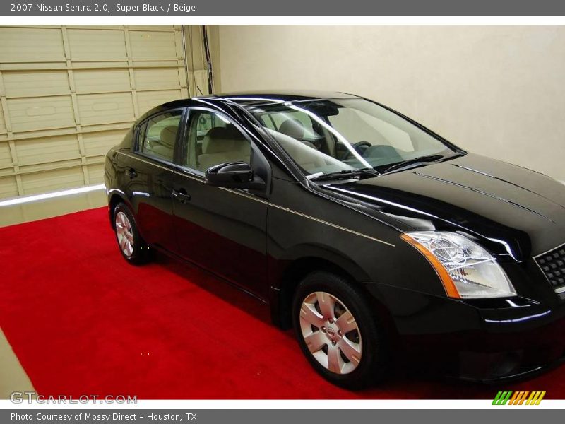 Super Black / Beige 2007 Nissan Sentra 2.0