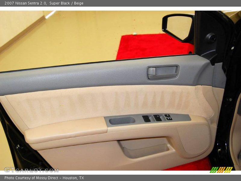 Super Black / Beige 2007 Nissan Sentra 2.0