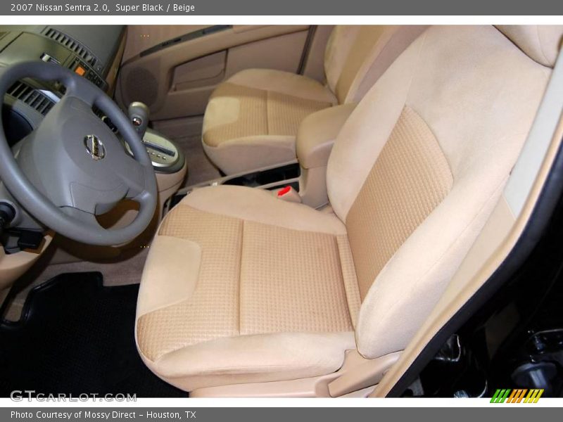 Super Black / Beige 2007 Nissan Sentra 2.0