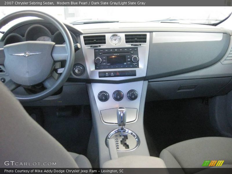 Modern Blue Pearl / Dark Slate Gray/Light Slate Gray 2007 Chrysler Sebring Sedan