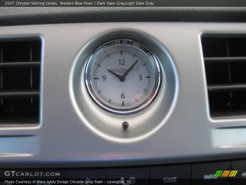 Modern Blue Pearl / Dark Slate Gray/Light Slate Gray 2007 Chrysler Sebring Sedan