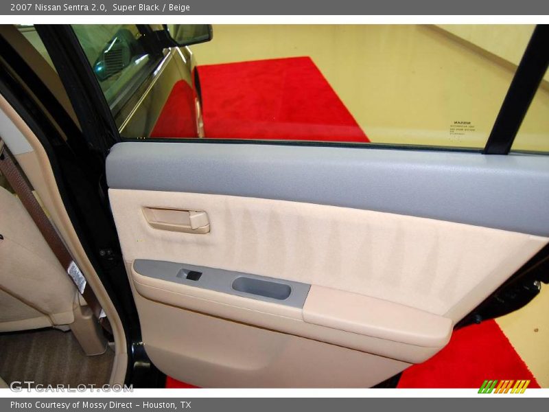 Super Black / Beige 2007 Nissan Sentra 2.0