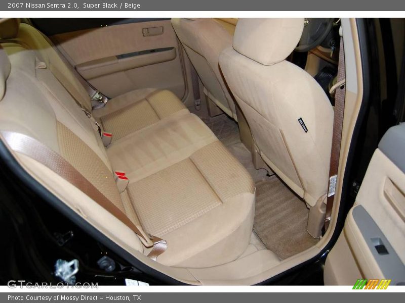Super Black / Beige 2007 Nissan Sentra 2.0