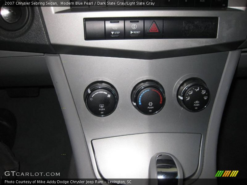 Modern Blue Pearl / Dark Slate Gray/Light Slate Gray 2007 Chrysler Sebring Sedan