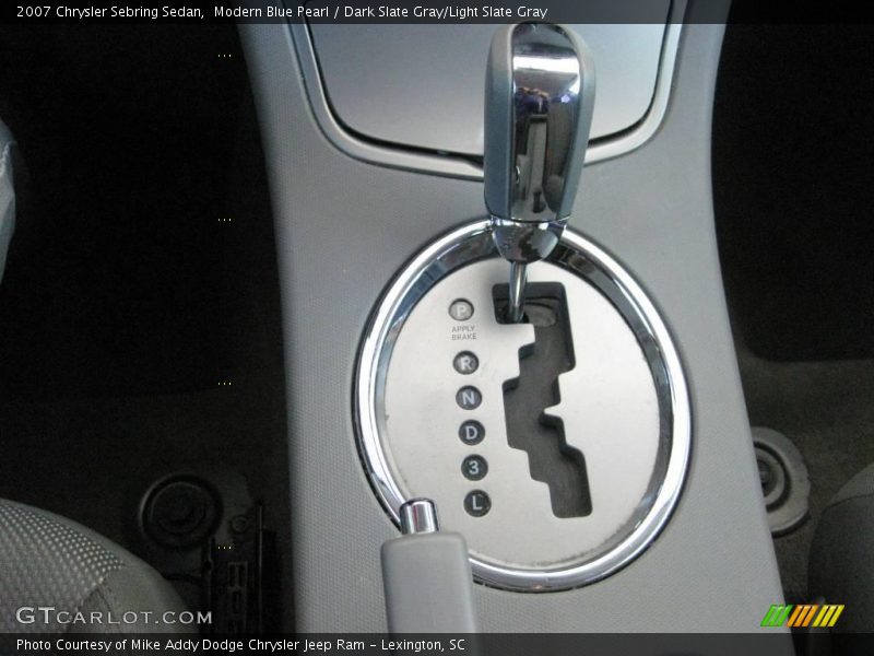 Modern Blue Pearl / Dark Slate Gray/Light Slate Gray 2007 Chrysler Sebring Sedan