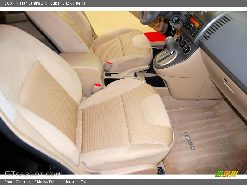Super Black / Beige 2007 Nissan Sentra 2.0