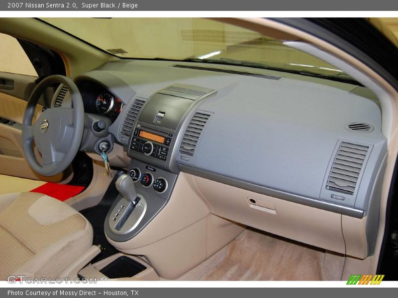 Super Black / Beige 2007 Nissan Sentra 2.0
