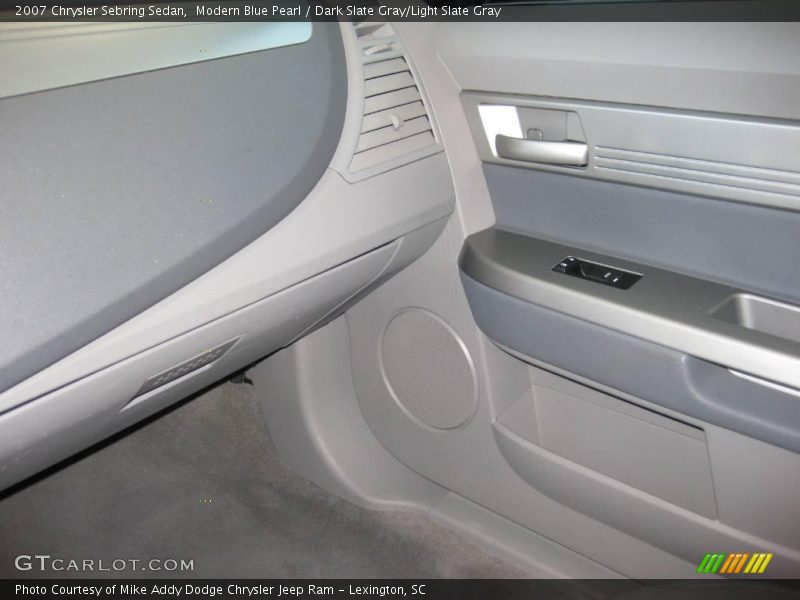 Modern Blue Pearl / Dark Slate Gray/Light Slate Gray 2007 Chrysler Sebring Sedan