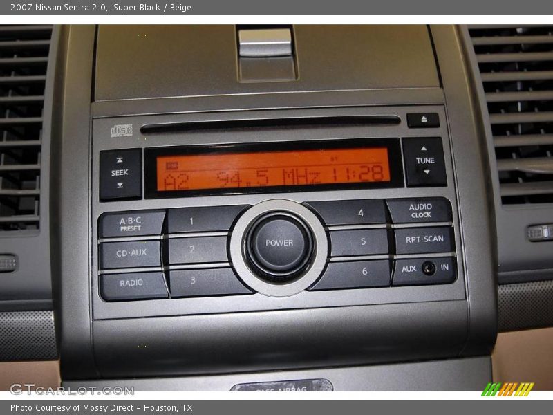 Super Black / Beige 2007 Nissan Sentra 2.0