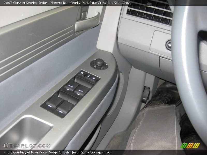 Modern Blue Pearl / Dark Slate Gray/Light Slate Gray 2007 Chrysler Sebring Sedan
