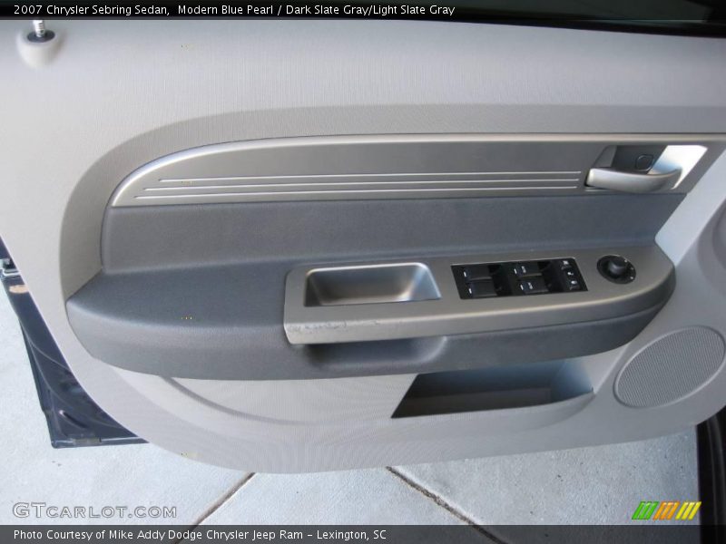 Modern Blue Pearl / Dark Slate Gray/Light Slate Gray 2007 Chrysler Sebring Sedan
