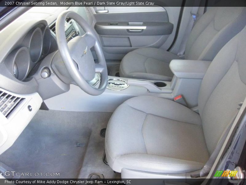 Modern Blue Pearl / Dark Slate Gray/Light Slate Gray 2007 Chrysler Sebring Sedan