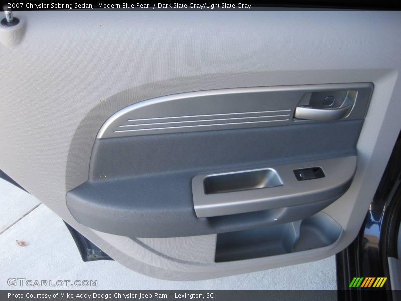 Modern Blue Pearl / Dark Slate Gray/Light Slate Gray 2007 Chrysler Sebring Sedan