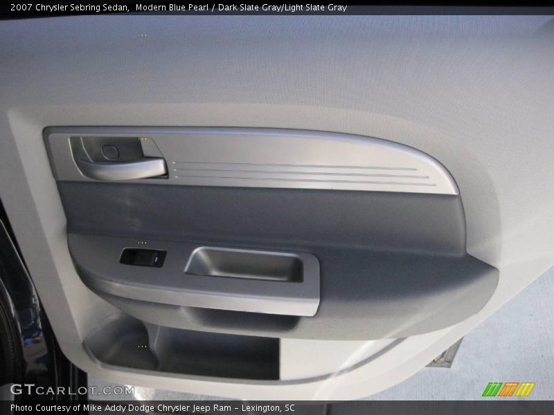 Modern Blue Pearl / Dark Slate Gray/Light Slate Gray 2007 Chrysler Sebring Sedan