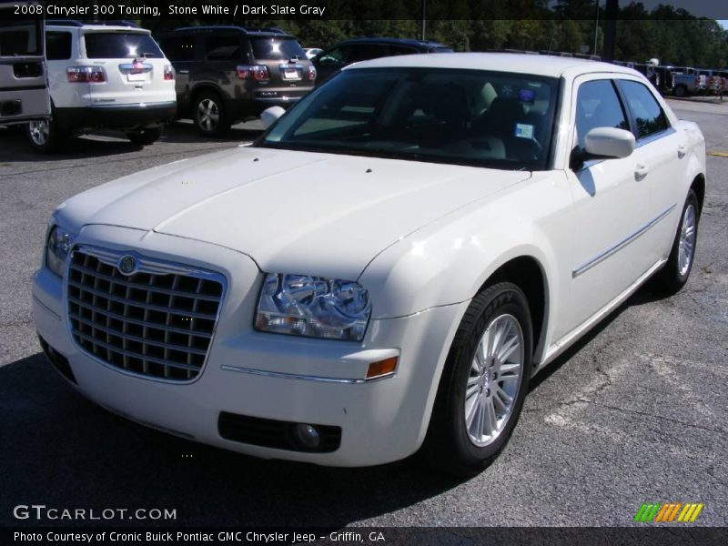 Stone White / Dark Slate Gray 2008 Chrysler 300 Touring