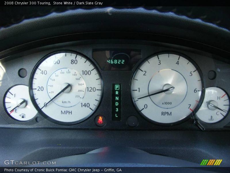 Stone White / Dark Slate Gray 2008 Chrysler 300 Touring