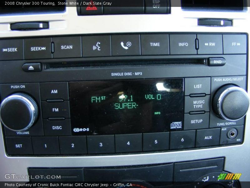 Stone White / Dark Slate Gray 2008 Chrysler 300 Touring