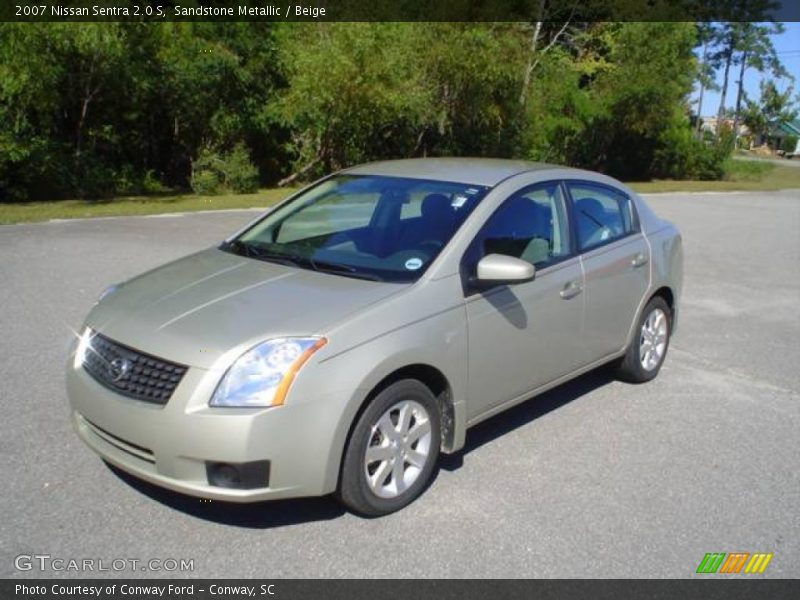 Sandstone Metallic / Beige 2007 Nissan Sentra 2.0 S