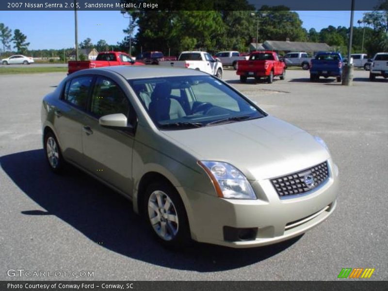 Sandstone Metallic / Beige 2007 Nissan Sentra 2.0 S
